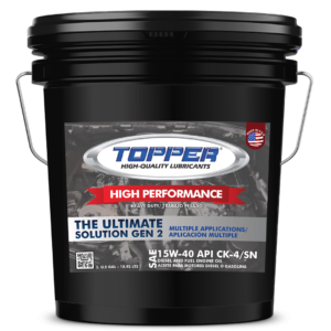 TOPPER® ACEITE PARA MOTOR DE TRABAJO PEADO SEMI SINTENTICO SAE 15W40 CK-4/SN